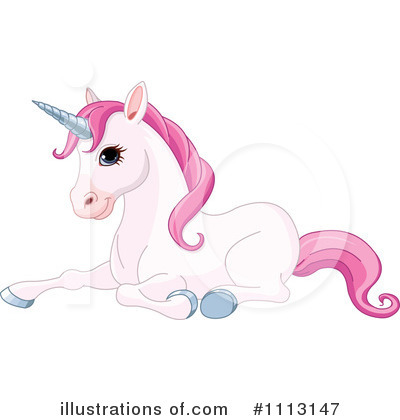 Royalty-Free (RF) Unicorn Clipart Illustration by Pushkin - Stock Sample #1113147