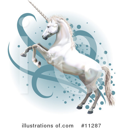 Royalty-Free (RF) Unicorn Clipart Illustration by AtStockIllustration - Stock Sample #11287