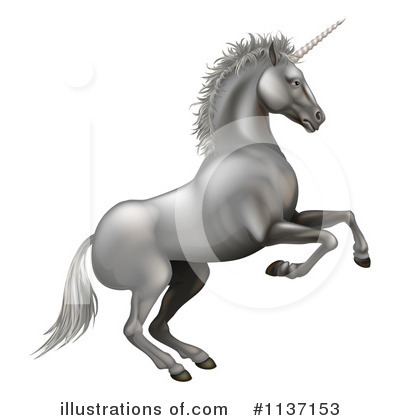 Royalty-Free (RF) Unicorn Clipart Illustration by AtStockIllustration - Stock Sample #1137153