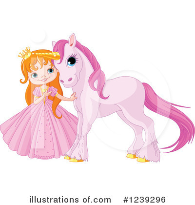 Royalty-Free (RF) Unicorn Clipart Illustration by Pushkin - Stock Sample #1239296