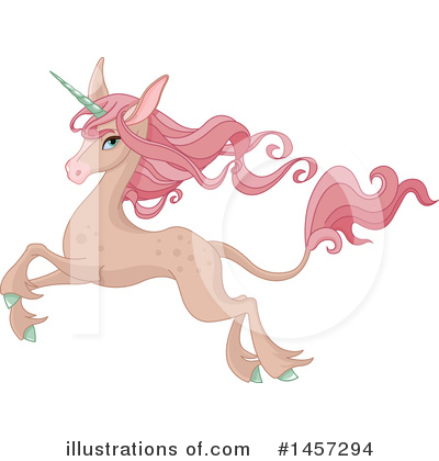 Royalty-Free (RF) Unicorn Clipart Illustration by Pushkin - Stock Sample #1457294