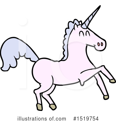 Royalty-Free (RF) Unicorn Clipart Illustration by lineartestpilot - Stock Sample #1519754