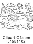 Unicorn Clipart #1551102 by visekart