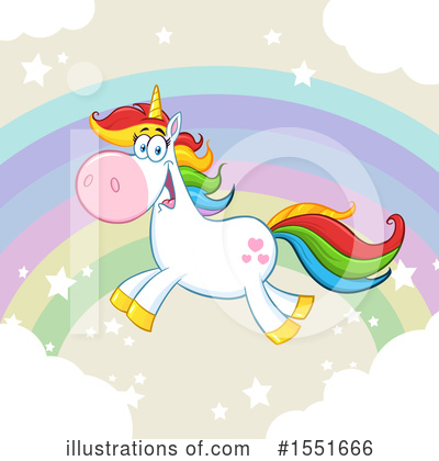 Unicorn Clipart #1551666 by Hit Toon