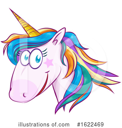 Royalty-Free (RF) Unicorn Clipart Illustration by Domenico Condello - Stock Sample #1622469
