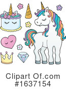 Unicorn Clipart #1637154 by visekart