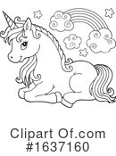 Unicorn Clipart #1637160 by visekart