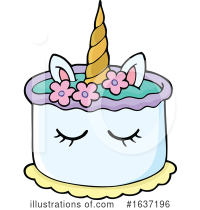 Birthday Cake Clipart #1637196 by visekart