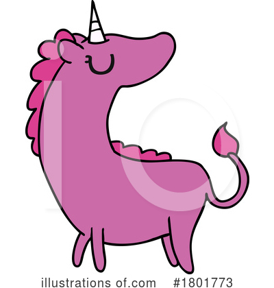 Unicorn Clipart #1801773 by lineartestpilot