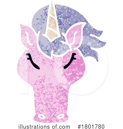 Royalty-Free (RF) Unicorn Clipart Illustration by lineartestpilot - Stock Sample #1801780