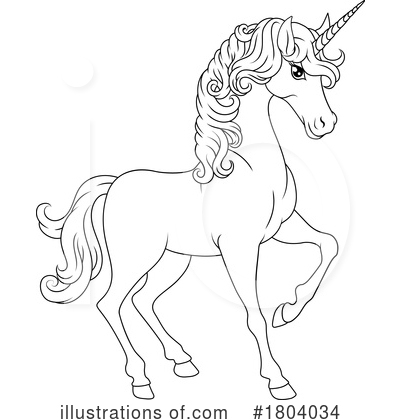 Unicorn Clipart #1804034 by AtStockIllustration