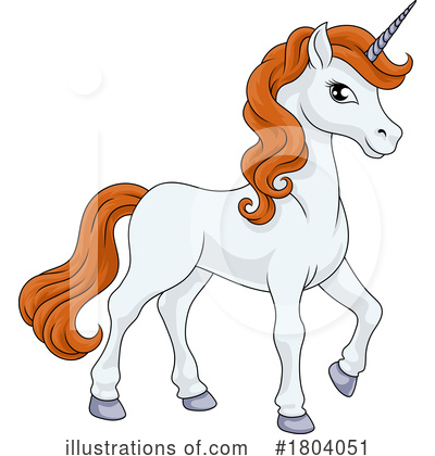 Royalty-Free (RF) Unicorn Clipart Illustration by AtStockIllustration - Stock Sample #1804051