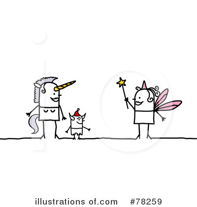 Royalty-Free (RF) Unicorn Clipart Illustration by NL shop - Stock Sample #78259