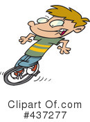 Unicycle Clipart #437277 by toonaday