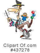 Unicycle Clipart #437278 by toonaday