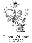 Unicycle Clipart #437299 by toonaday