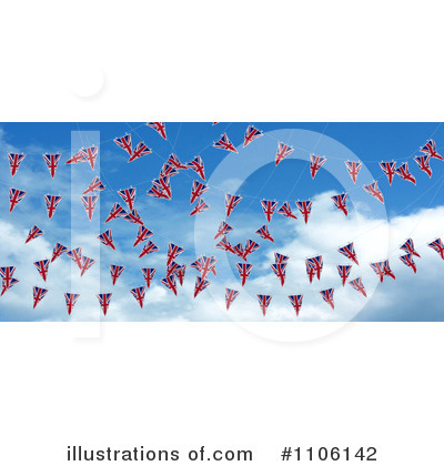 Royalty-Free (RF) Union Jack Clipart Illustration by KJ Pargeter - Stock Sample #1106142