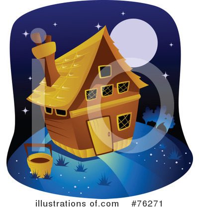 Royalty-Free (RF) Unique House Clipart Illustration by BNP Design Studio - Stock Sample #76271