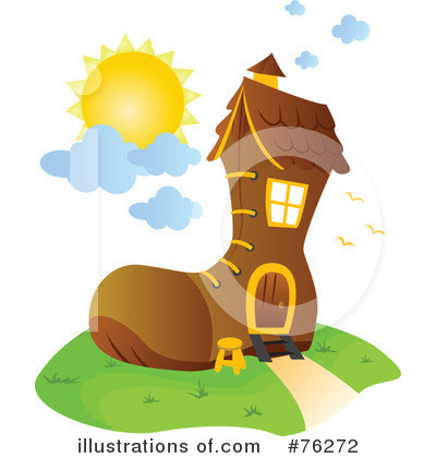 Royalty-Free (RF) Unique House Clipart Illustration by BNP Design Studio - Stock Sample #76272