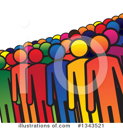 Crowd Clipart #1343521 by ColorMagic