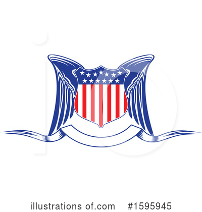 Fourth Of July Clipart #1595945 by Vector Tradition SM
