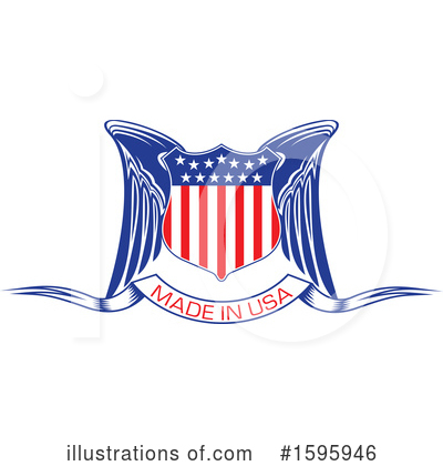 Made In Usa Clipart #1595946 by Vector Tradition SM
