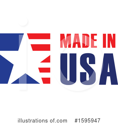Made In Usa Clipart #1595947 by Vector Tradition SM
