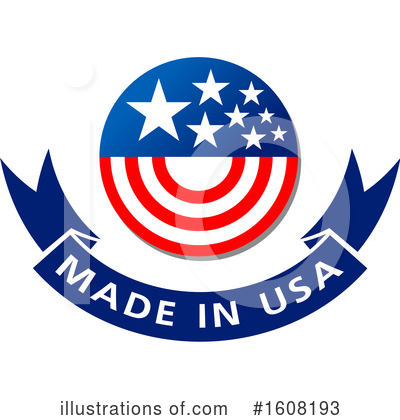 Made In America Clipart #1608193 by Vector Tradition SM
