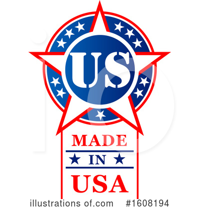 Made In America Clipart #1608194 by Vector Tradition SM