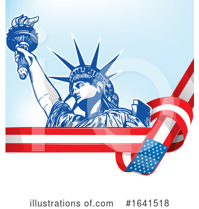 American Flag Clipart #1641518 by Domenico Condello