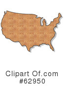 Usa Map Clipart #62950 by djart