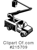 Utility Truck Clipart #215709 by patrimonio