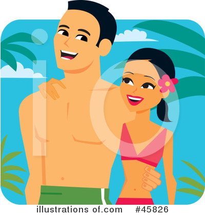 Royalty-Free (RF) Vacation Clipart Illustration by Monica - Stock Sample #45826