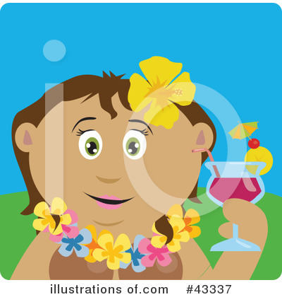 Vacationing Clipart #43337 by Dennis Holmes Designs