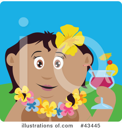 Vacationing Clipart #43445 by Dennis Holmes Designs