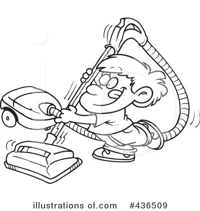 Royalty-Free (RF) Vacuum Clipart Illustration by toonaday - Stock Sample #436509