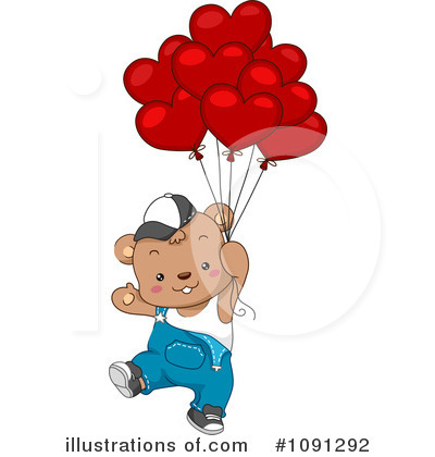 Party Balloons Clipart #1091292 by BNP Design Studio