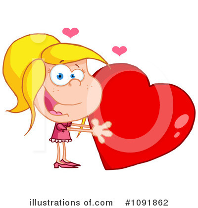 Royalty-Free (RF) Valentine Clipart Illustration by Hit Toon - Stock Sample #1091862