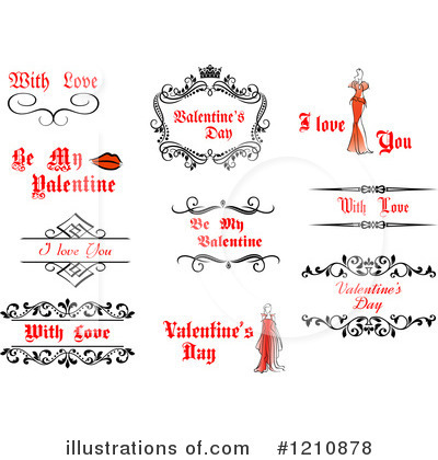I Love You Clipart #1210878 by Vector Tradition SM
