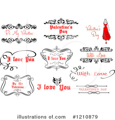 I Love You Clipart #1210879 by Vector Tradition SM