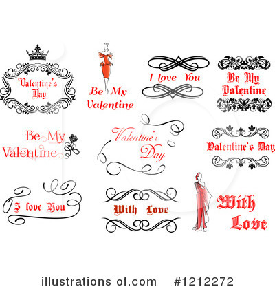 I Love You Clipart #1212272 by Vector Tradition SM