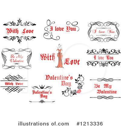 I Love You Clipart #1213336 by Vector Tradition SM