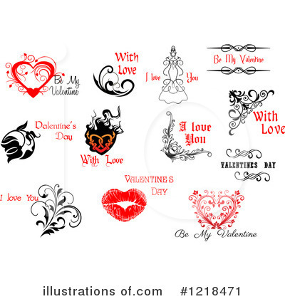 I Love You Clipart #1218471 by Vector Tradition SM