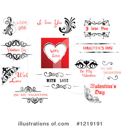 Be My Valentine Clipart #1219191 by Vector Tradition SM