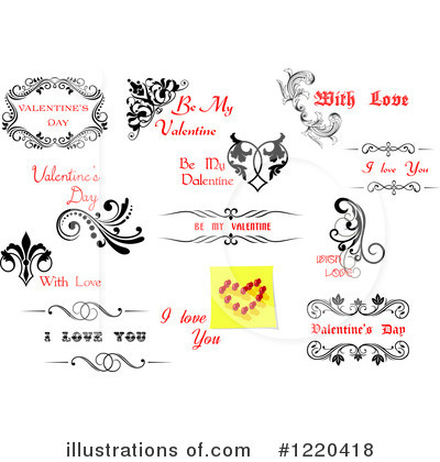 I Love You Clipart #1220418 by Vector Tradition SM