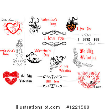 I Love You Clipart #1221588 by Vector Tradition SM