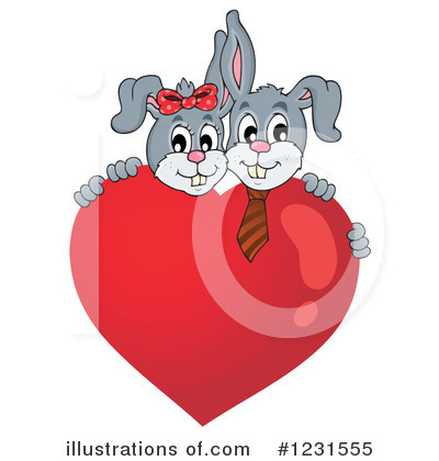 Royalty-Free (RF) Valentine Clipart Illustration by visekart - Stock Sample #1231555