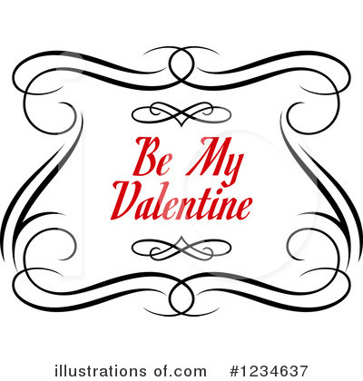 Royalty-Free (RF) Valentine Clipart Illustration by Vector Tradition SM - Stock Sample #1234637