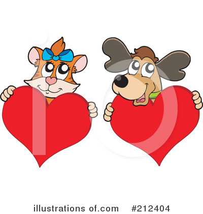 Royalty-Free (RF) Valentine Clipart Illustration by visekart - Stock Sample #212404