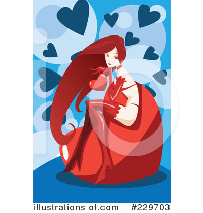 Royalty-Free (RF) Valentine Clipart Illustration by mayawizard101 - Stock Sample #229703